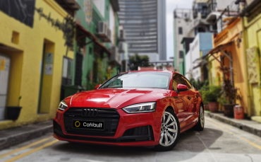 Car along back alley in Arab Street